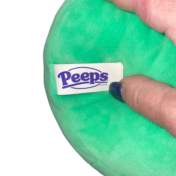 Peeps Plush Bunny Rabbit Easter Baby Nerd Carrot Green Orange Pink Lot of 2 12" - Picture 6 of 14